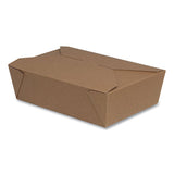 Dixie® Reclosable One-piece Natural-paperboard Take-out Box, 8.5 X 6.25 X 2.5, Brown, 20-pack, 4 Packs-carton freeshipping - TVN Wholesale 