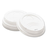 White Dome Lid Fits 10 Oz To 16 Oz Perfectouch Cups, 12 Oz To 20 Oz Hot Cups, Wisesize, 500-carton