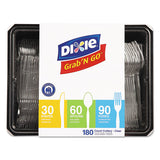 Dixie® Heavyweight Polystyrene Cutlery, Clear, Knives-spoons-forks, 180-pack, 10 Packs-carton freeshipping - TVN Wholesale 