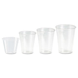 Clear Plastic Pete Cups, 12 Oz, 25-sleeve, 20 Sleeves-carton