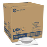 Dixie® Everyday Disposable Dinnerware, Wrapped In Packs Of 5, Bowl, 12 Oz, White, 5-pack, 100 Packs-carton freeshipping - TVN Wholesale 