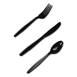 Dixie® Plastic Cutlery, Heavyweight Forks, Black, 1,000-carton freeshipping - TVN Wholesale 