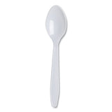 Dixie® Lightweight Polystyrene Cutlery, Teaspoon, White, 1,000-carton freeshipping - TVN Wholesale 