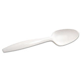 Dixie® Mediumweight Polypropylene Cutlery, Teaspoon, White, 1,000-carton freeshipping - TVN Wholesale 