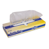 Satin-pac High Density Polyethylene Deli Film Sheets, 10 X 10.75, Clear, 1,000-pack, 10 Packs-carton