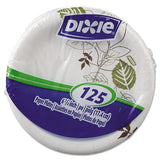 Dixie® Pathways Soak-proof Shield Mediumweight Paper Plates, 6.88" Dia, Green-burgundy, 125-pack, 8 Packs-carton freeshipping - TVN Wholesale 