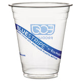 Eco-Products® Bluestripe 25% Recycled Content Cold Cups Convenience Pack, 16 Oz, Clear-blue, 50-pack freeshipping - TVN Wholesale 