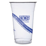 Eco-Products® Bluestripe 25% Recycled Content Cold Cups, 16 Oz, Clear-blue, 50-pack, 20 Packs-carton freeshipping - TVN Wholesale 