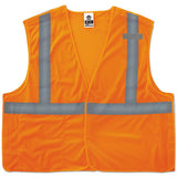 ergodyne® Glowear 8215ba Type R Class 2 Econo Breakaway Mesh Vest, Large To X-large, Orange freeshipping - TVN Wholesale 