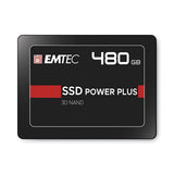 Emtec® X150 Power Plus Internal Solid State Drive, 480 Gb, Sata Iii freeshipping - TVN Wholesale 