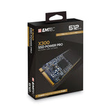 Emtec® X300 Power Pro Internal Solid State Drive, 512 Gb, Pcie freeshipping - TVN Wholesale 