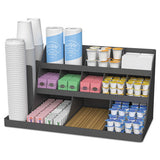 Mind Reader Extra Large Coffee Condiment And Accessory Organizer,24 X 11 4-5 X 12 1-2, Black freeshipping - TVN Wholesale 