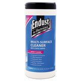 Endust® Antistatic Premoistened Wipes For Electronics, Cloth, 6" X 6", 70-tub freeshipping - TVN Wholesale 