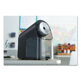 X-ACTO® Model 1675 Teacherpro Classroom Electric Pencil Sharpener, Ac-powered, 4 X 7.5 X 8, Black-silver-smoke freeshipping - TVN Wholesale 