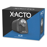 X-ACTO® Model 1818 Xlr Office Electric Pencil Sharpener, Ac-powered, 3.5 X 5.5 X 4.5, Black-silver-smoke freeshipping - TVN Wholesale 