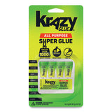 Krazy Glue® Single-use Tubes, 0.07 Oz, Dries Clear, 4-pack freeshipping - TVN Wholesale 