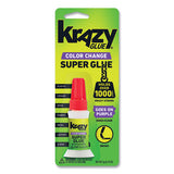 Krazy Glue® Color Change Brush On Glue, 0.18 Oz, Dries Clear freeshipping - TVN Wholesale 