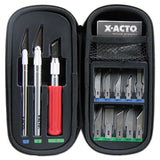 X-ACTO® Knife Set, 3 Knives, 10 Blades, Carrying Case freeshipping - TVN Wholesale 