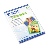 Epson® Photo-quality Self Adhesive Paper, 8.38 X 11.75, Matte White, 10-pack freeshipping - TVN Wholesale 