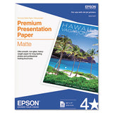 Epson® Premium Matte Presentation Paper, 9 Mil, 13 X 19, Matte Bright White, 50-pack freeshipping - TVN Wholesale 