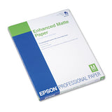 Epson® Ultra Premium Matte Presentation Paper, 10 Mil, 8.5 X 11, Matte White, 50-pack freeshipping - TVN Wholesale 