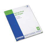 Epson® Velvet Fine Art Paper, 8.5 X 11, White, 20-pack freeshipping - TVN Wholesale 