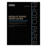 Epson® Professional Media Metallic Luster Photo Paper, 10.5 Mil, 8.5 X 11, White, 25-pack freeshipping - TVN Wholesale 