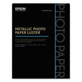Epson® Professional Media Metallic Luster Photo Paper, 5.5 Mil, 13 X 19, White, 25-pack freeshipping - TVN Wholesale 