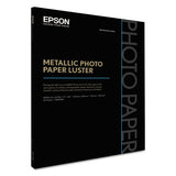 Epson® Professional Media Metallic Luster Photo Paper, 5.5 Mil, 17 X 22, White, 25-pack freeshipping - TVN Wholesale 