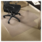 ES Robbins® Everlife Chair Mats For Medium Pile Carpet With Lip, 45 X 53, Clear freeshipping - TVN Wholesale 