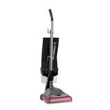 Sanitaire® Tradition Upright Vacuum Sc689a, 12" Cleaning Path, Gray-red-black freeshipping - TVN Wholesale 