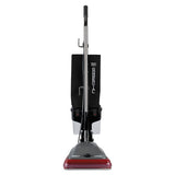 Sanitaire® Tradition Upright Vacuum Sc689a, 12" Cleaning Path, Gray-red-black freeshipping - TVN Wholesale 