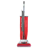 Sanitaire® Tradition Upright Vacuum Sc888k, 12" Cleaning Path, Chrome-red freeshipping - TVN Wholesale 