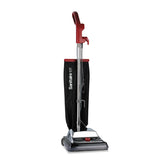 Sanitaire® Tradition Quietclean Upright Vacuum Sc889a, 12" Cleaning Path, Gray-red-black freeshipping - TVN Wholesale 