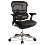 Eurotech Ergohuman Elite Mid-back Mesh Chair, Supports Up To 250 Lb, 18.11" To 21.65" Seat Height, Black freeshipping - TVN Wholesale 