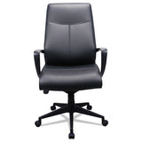 Tempur-Pedic® by Raynor 300 Leather High-back Chair, Supports Up To 250 Lb, 19.57" To 22.56" Seat Height, Black freeshipping - TVN Wholesale 