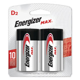 Energizer® Max Alkaline D Batteries, 1.5 V, 2-pack freeshipping - TVN Wholesale 