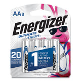 Energizer® Ultimate Lithium Aa Batteries, 1.5 V, 8-pack freeshipping - TVN Wholesale 