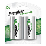 Energizer® Nimh Rechargeable D Batteries, 1.2 V, 2-pack freeshipping - TVN Wholesale 