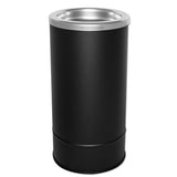 Ex-Cell Round Sand Urn With Removable Tray, Black freeshipping - TVN Wholesale 