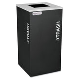 Ex-Cell Kaleidoscope Collection Trash Receptacle, 24 Gal, Black freeshipping - TVN Wholesale 