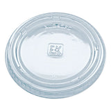 Fabri-Kal® Portion Cup Lids, Fits 1.5 Oz To 2.5 Oz Cups, Clear, 125-sleeve, 20 Sleeves-carton freeshipping - TVN Wholesale 
