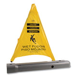 Spill Magic™ Pop Up Safety Cone, 3 X 2.5 X 20, Yellow freeshipping - TVN Wholesale 