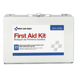 First Aid Only™ First Aid Kit For 25 People, 104 Pieces, Osha Compliant, Metal Case freeshipping - TVN Wholesale 