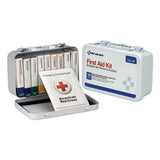 First Aid Only™ Unitized First Aid Kit For 10 People, 65 Pieces, Osha-ansi, Metal Case freeshipping - TVN Wholesale 
