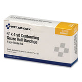 PhysiciansCare® by First Aid Only® First Aid Conforming Gauze Bandage, Non-sterile, 4" Wide freeshipping - TVN Wholesale 