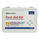 First Aid Only™ Unitized Ansi Compliant Class A Type Iii First Aid Kit For 25 People, 84 Pieces, Metal Case freeshipping - TVN Wholesale 