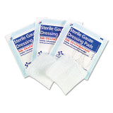 First Aid Only™ Smartcompliance Gauze Pads, Sterile, 8-ply, 2 X 2, 5 Dual-pads-pack freeshipping - TVN Wholesale 