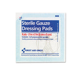 First Aid Only™ Smartcompliance Gauze Pads, Sterile, 8-ply, 2 X 2, 5 Dual-pads-pack freeshipping - TVN Wholesale 