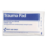 First Aid Only™ Smartcompliance Trauma Pad, Sterile, 5 X 9 freeshipping - TVN Wholesale 